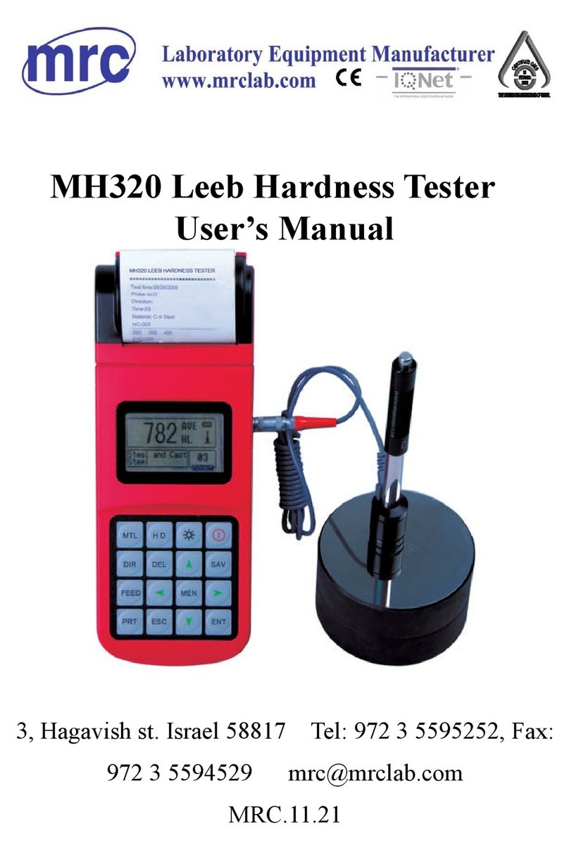 MRC MH320 user manual
