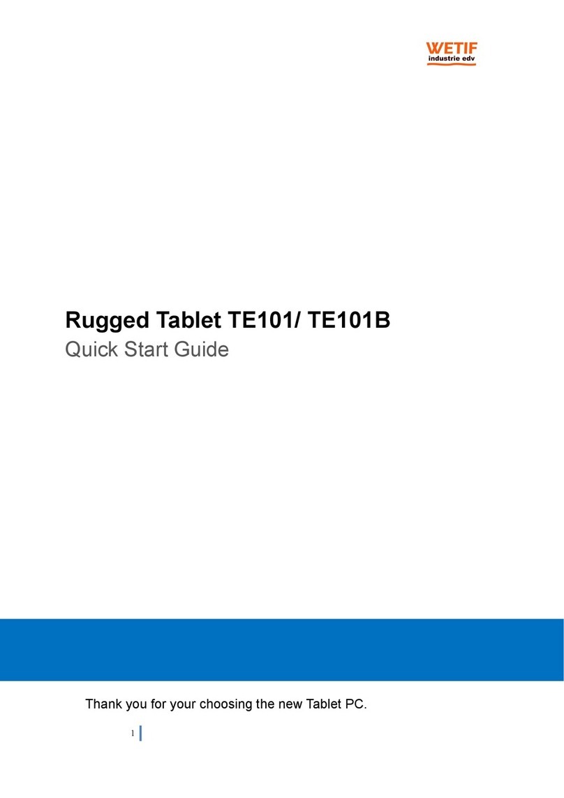 Wetif TE101 User manual Wetif TE101 User manual