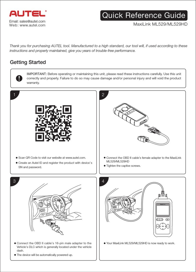 Autel MaxiLink ML529 User manual