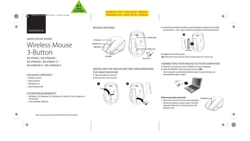 Insignia NS-PWM3R User manual