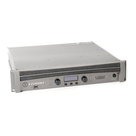 Harman Crown I-Tech HD Series User manual