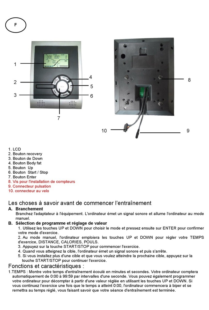 CARE FITNESS Striale SE-401 manual