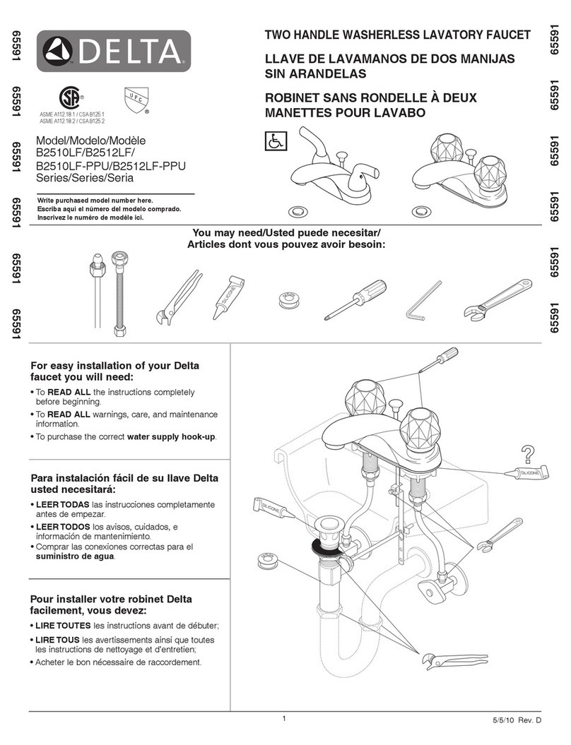 Delta B2512LF User manual
