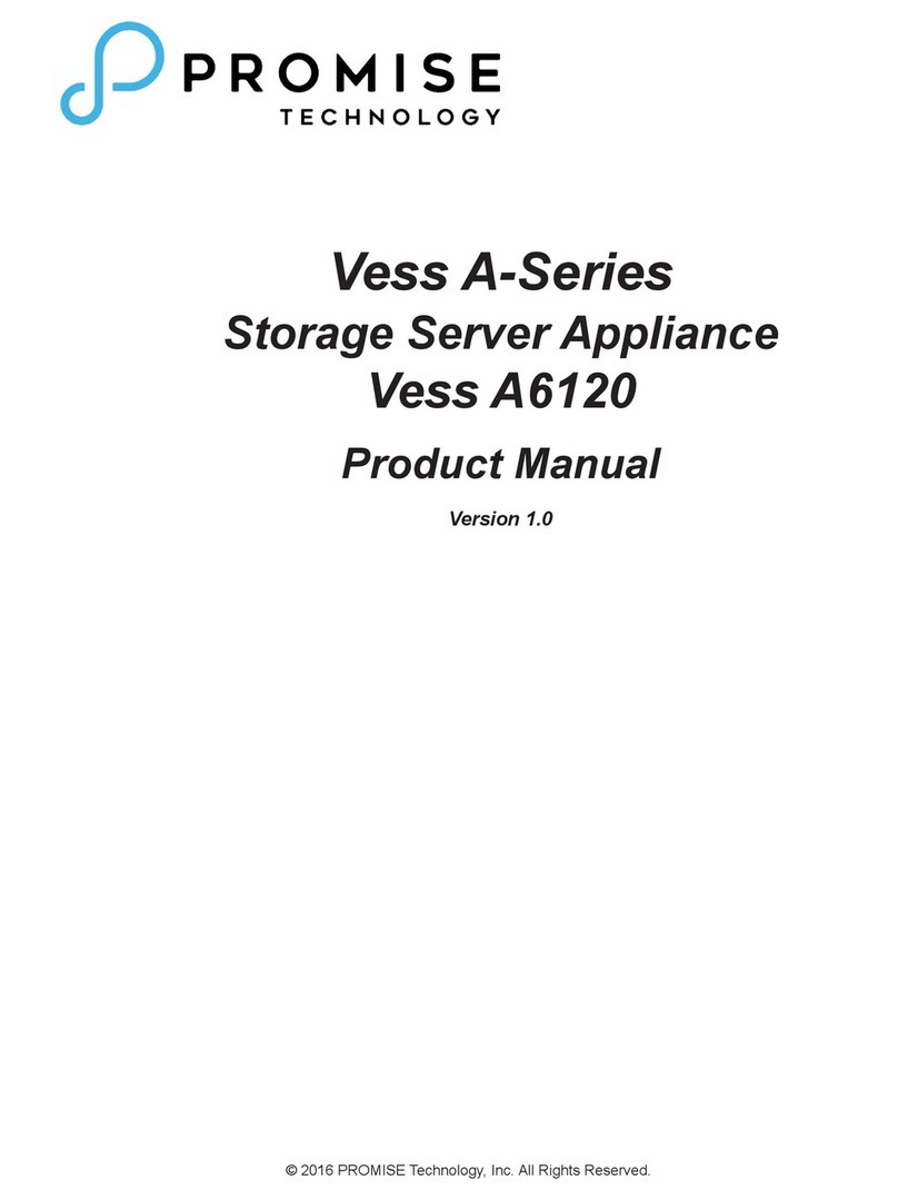 Promise Vess A Series User manual Promise Vess A Series User manual