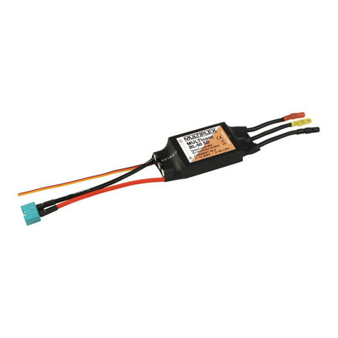 Multiplex MULTIcont BL-50 SD operating instructions