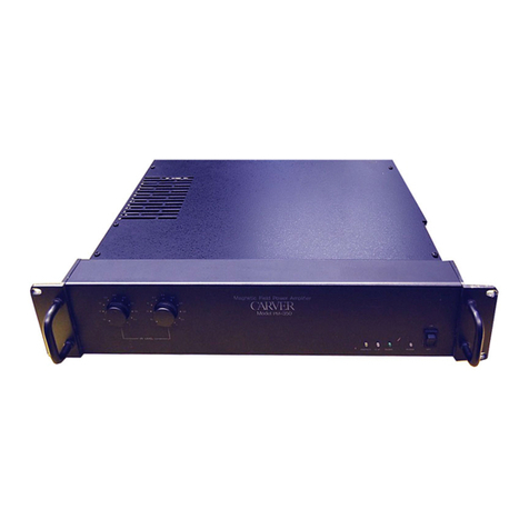 Carver PM-350 Operator's manual
