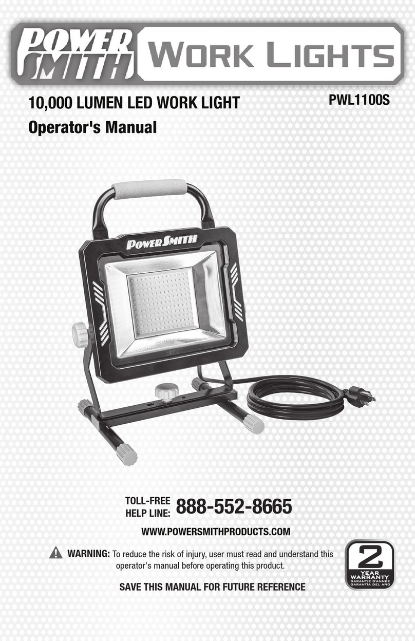 PowerSmith PWL1100S User manual