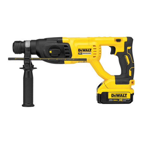 DeWalt DCH133M2 instruction manual