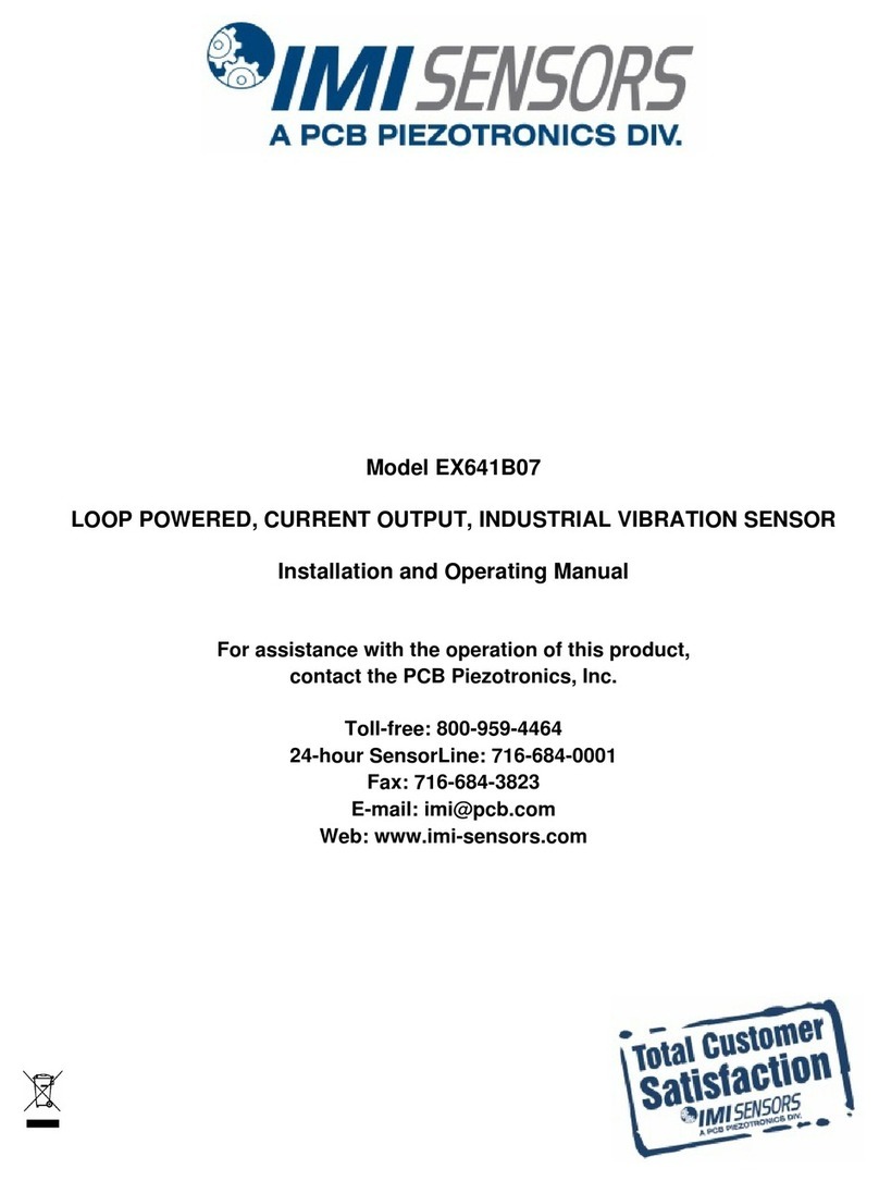 PCB Piezotronics IMI SENSORS EX641B07 User manual PCB Piezotronics IMI SENSORS EX641B07 User manual