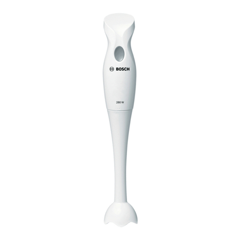 Bosch MSM6B300 operating instructions