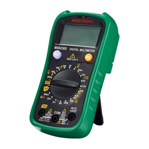 Mastech MS8238A User manual Mastech MS8238A User manual