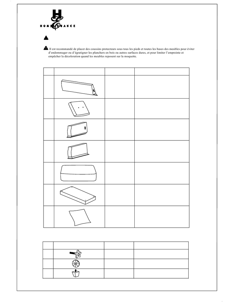 Homelegance 9899GY/SN-2 Assembly instructions Homelegance 9899GY/SN-2 Assembly instructions