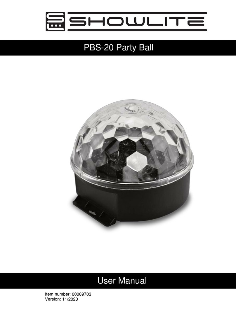 Showlite PBS-20 user manual