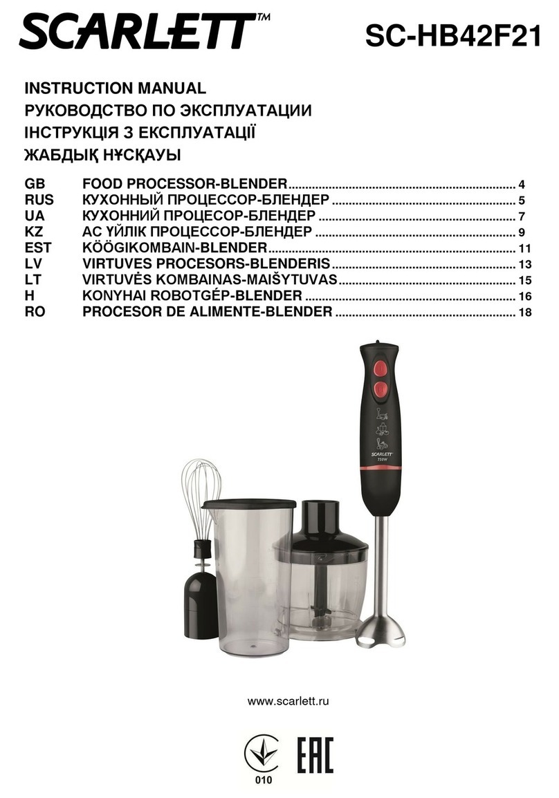 Scarlett SC-HB42F21 instruction manual