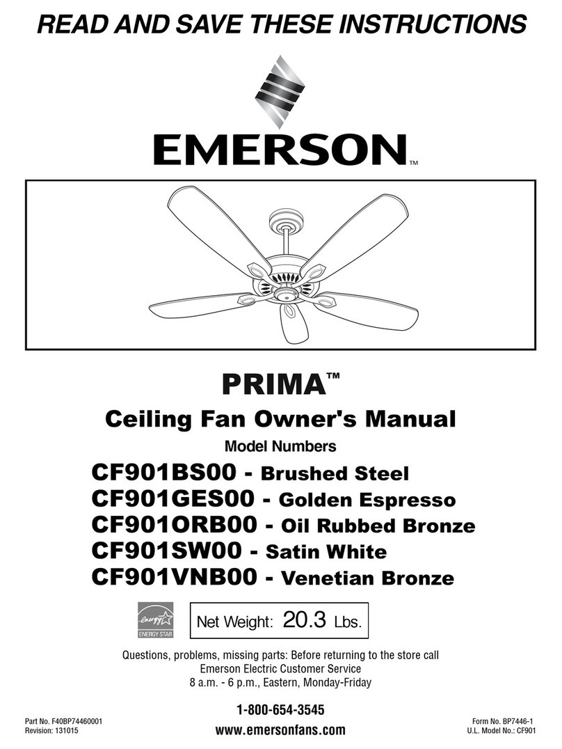 Emerson PRIMA CF901GES00 owner's manual Emerson PRIMA CF901GES00 owner's manual