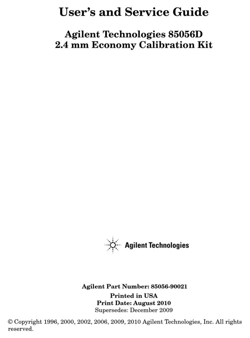 Agilent Technologies 85056D Manual Agilent Technologies 85056D Manual