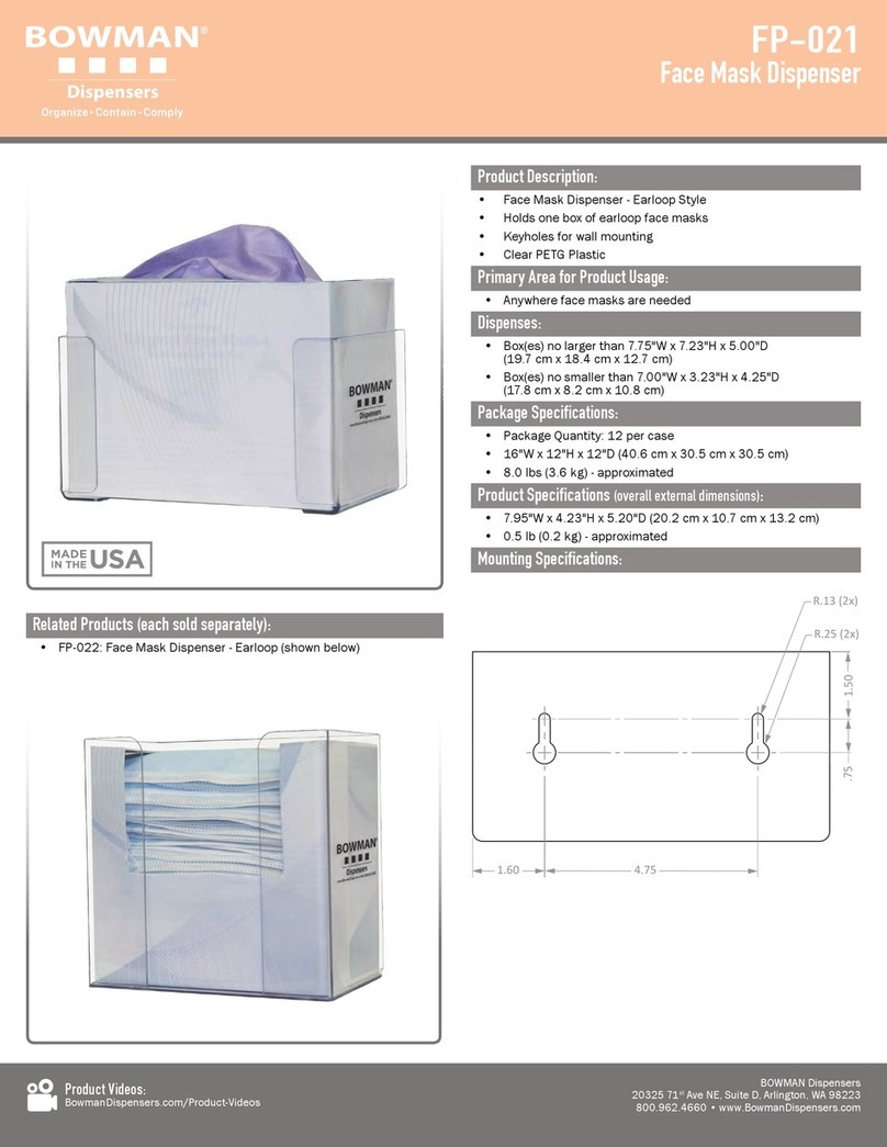 BOWMAN FP-021 manual