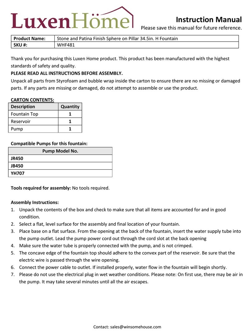 LuxenHome WHF481 instruction manual