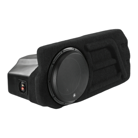 JL Audio Stealthbox SB-GM-CAM6G/12W6v3 User manual