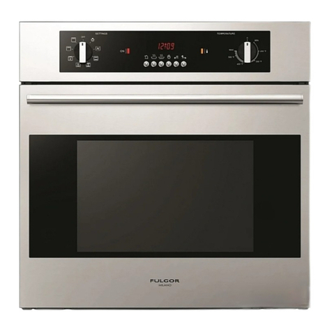 Fulgor Milano F1SM24 1 Series installation instructions