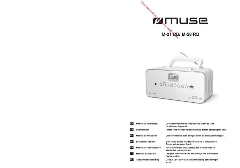 Muse M-21 RD User manual