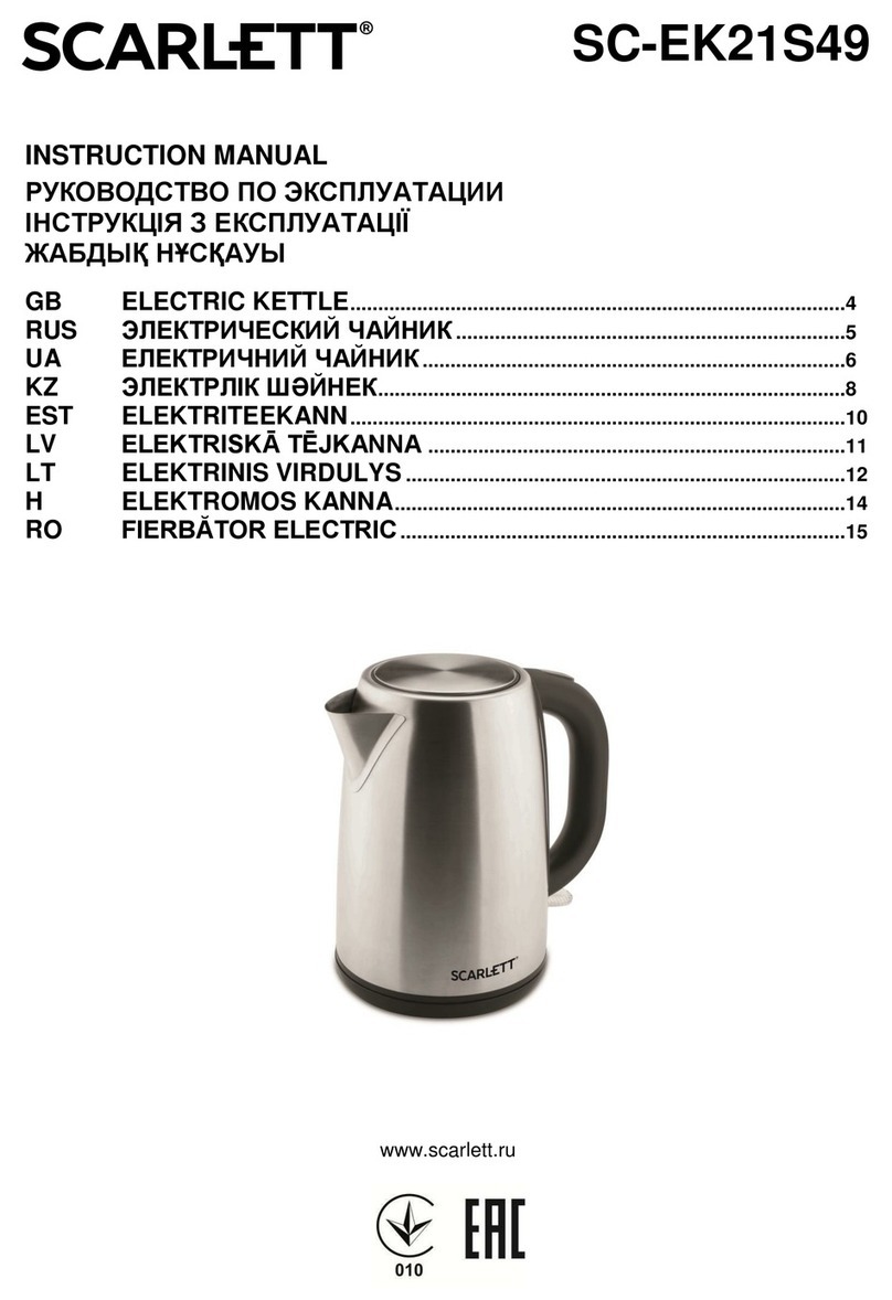 Scarlett SC-EK21S49 User manual