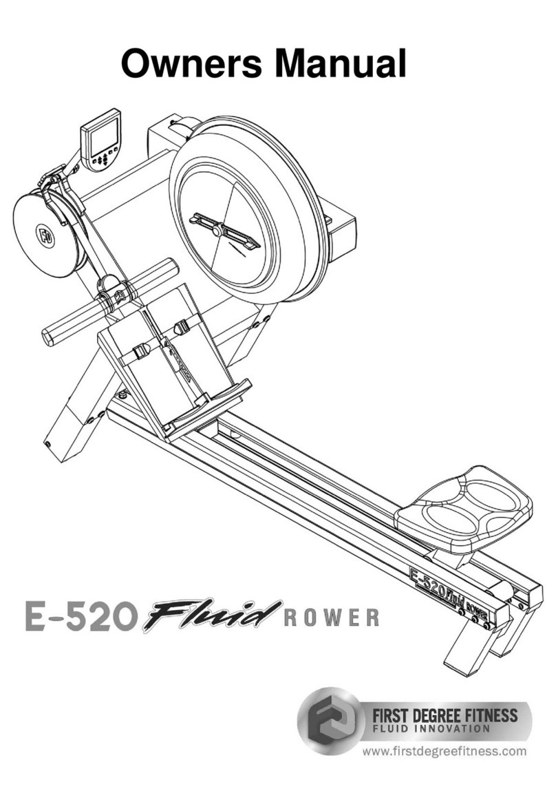 First Degree Fitness Evolution E-520 owner's manual
