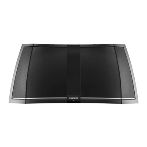 Kicker AMPHITHEATER 41iK5BT2V2 User manual