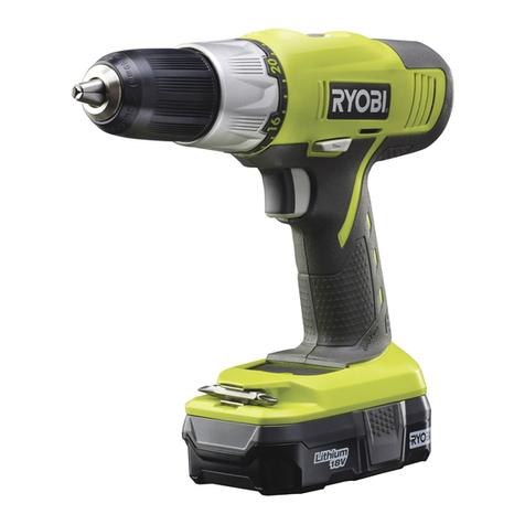 Ryobi R18DDP-0 Original instructions