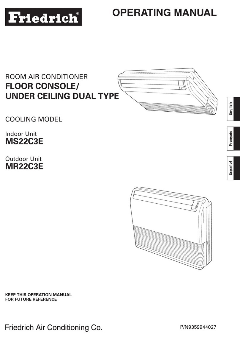 Friedrich MS22C3E User manual