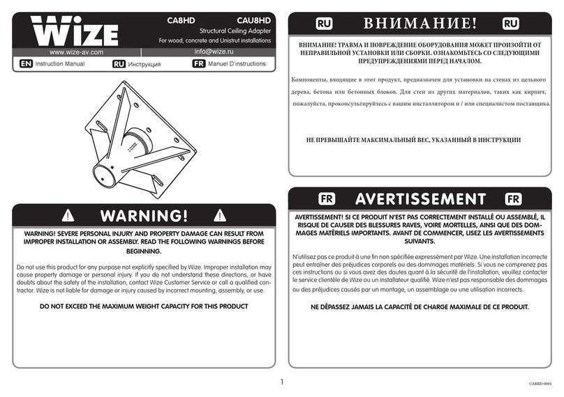 Wize CA8HD manual