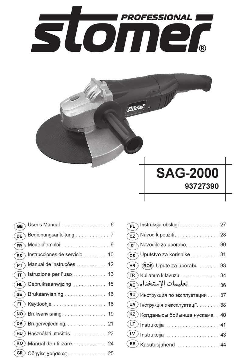 Stomer Professional SAG-2000 user manual