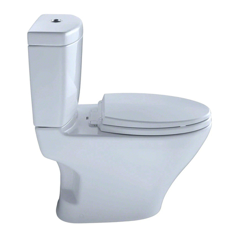 Toto CST412MF 10 Series Installation instructions