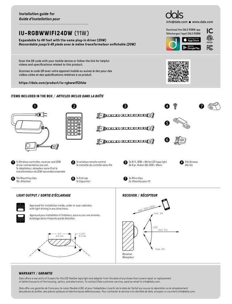 Dals IU-RGBWWIFI24DW installation guide