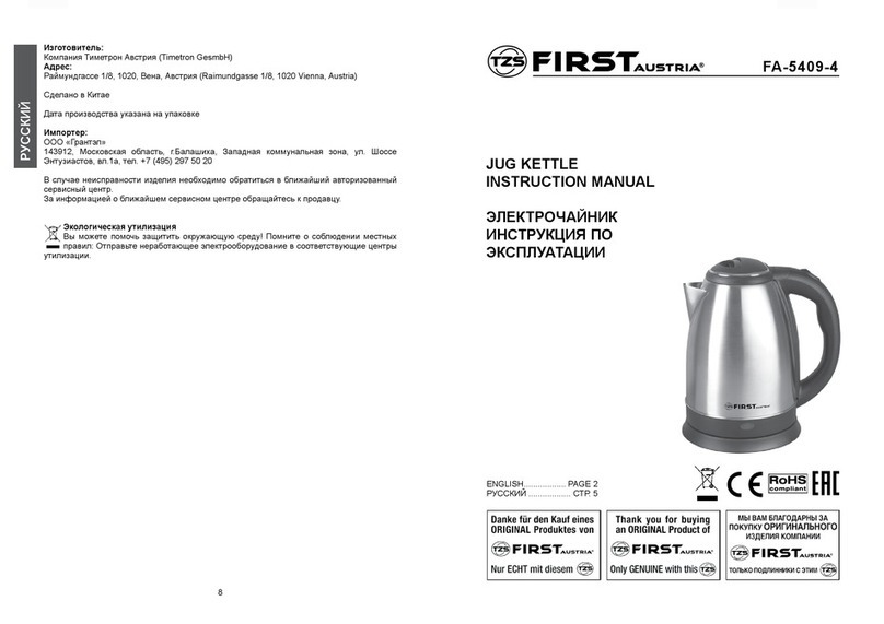 TZS First AUSTRIA FA-5409-4 instruction manual