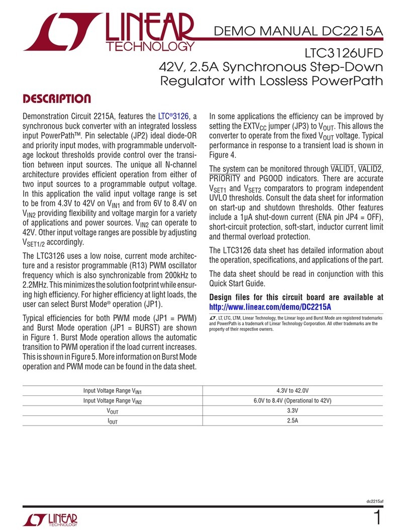 Linear Technology LTC3126UFD User manual
