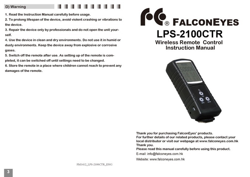 Falconeyes LPS-2100CTR instruction manual