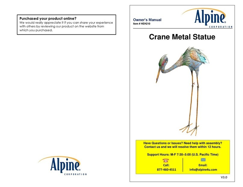 Alpine HEH210 owner's manual