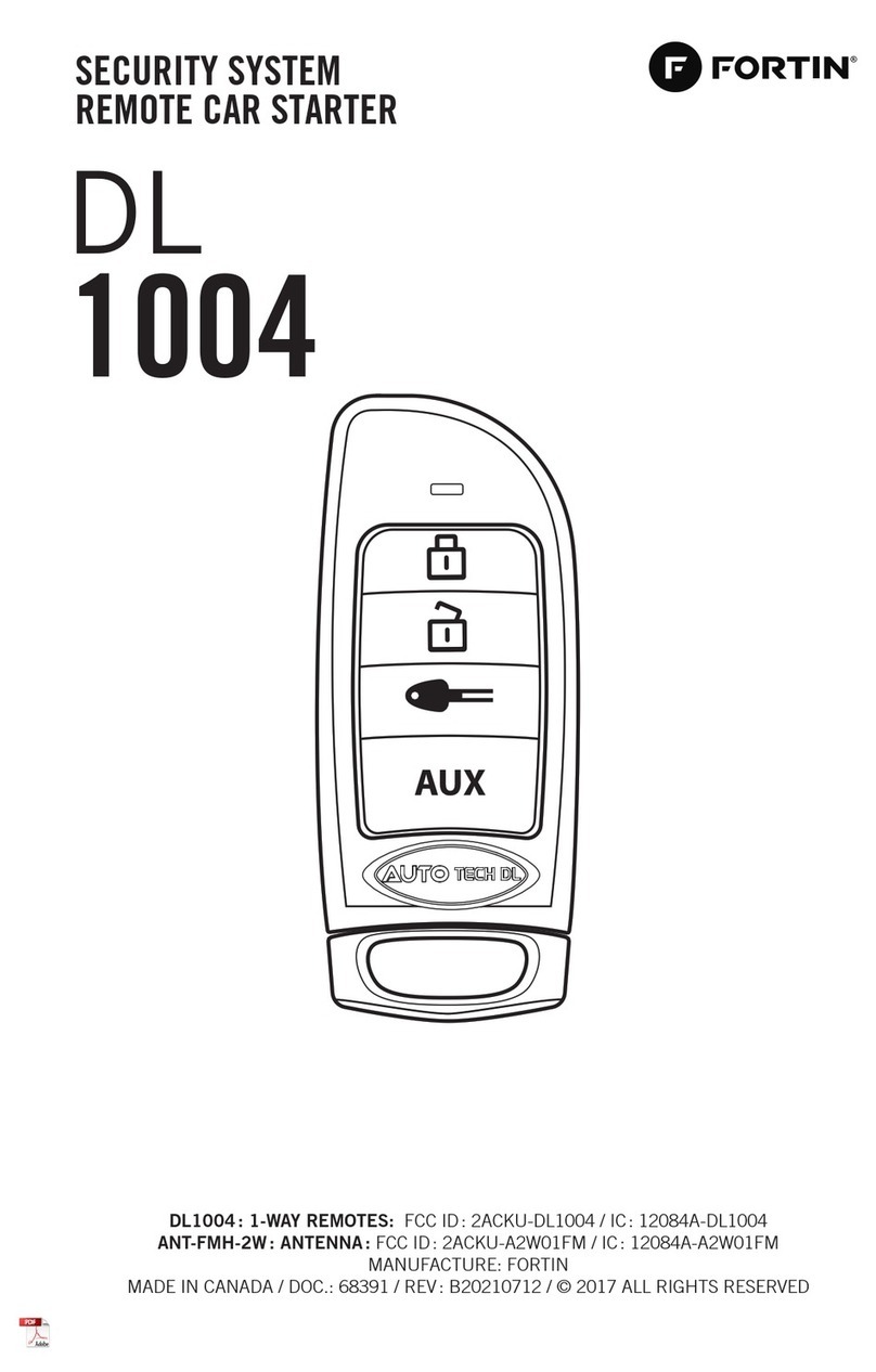 Fortin 2ACKU-DL1004 manual