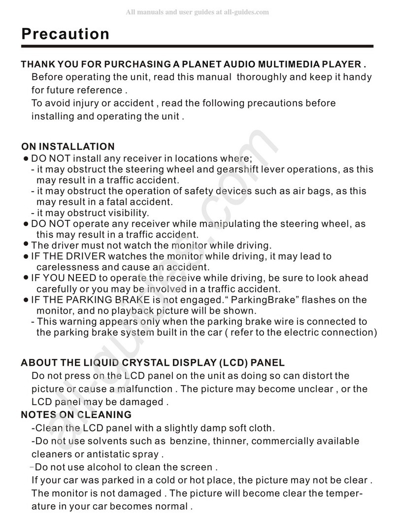 Planet Audio P9742B manual