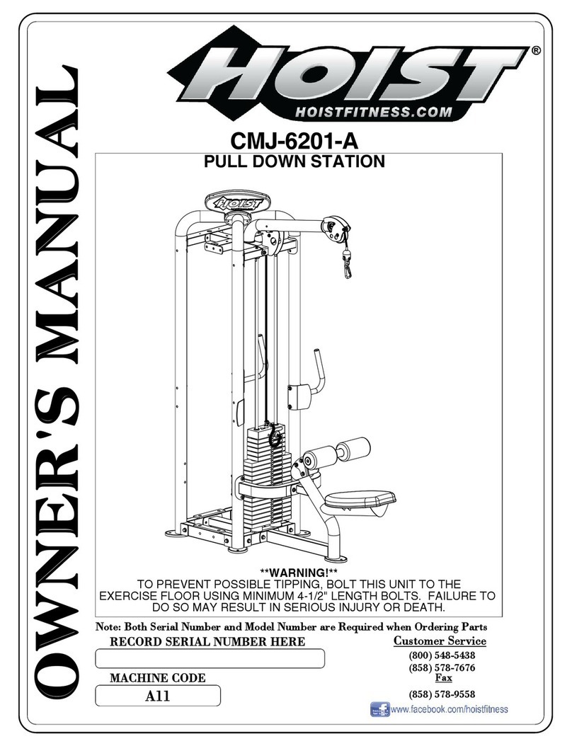Hoist Fitness CMJ-6201-A owner's manual