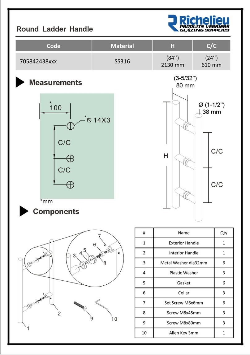 Richelieu 705842438 Series quick start guide