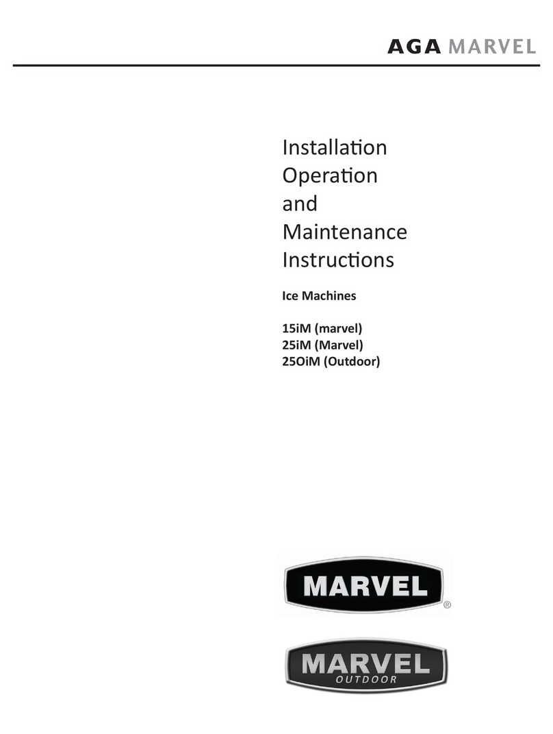 AGA marvel 25iM Installation, operation and maintenance instructions
