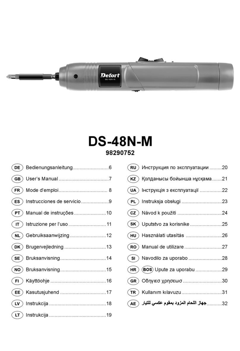 Defort DS-48N-M user manual