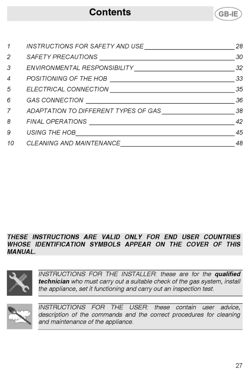 Smeg SR64S User manual