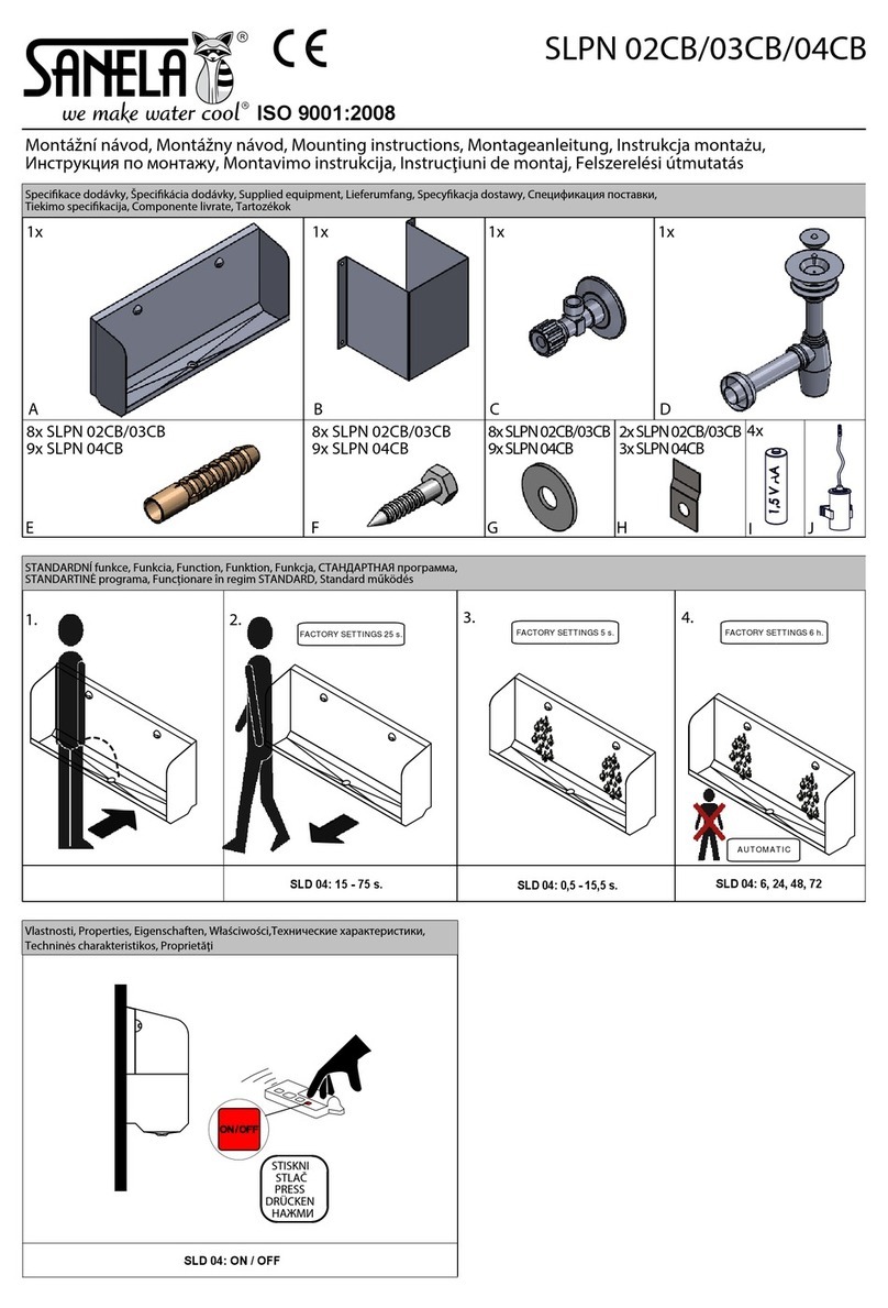 Sanela SLPN 04CB Mounting instructions