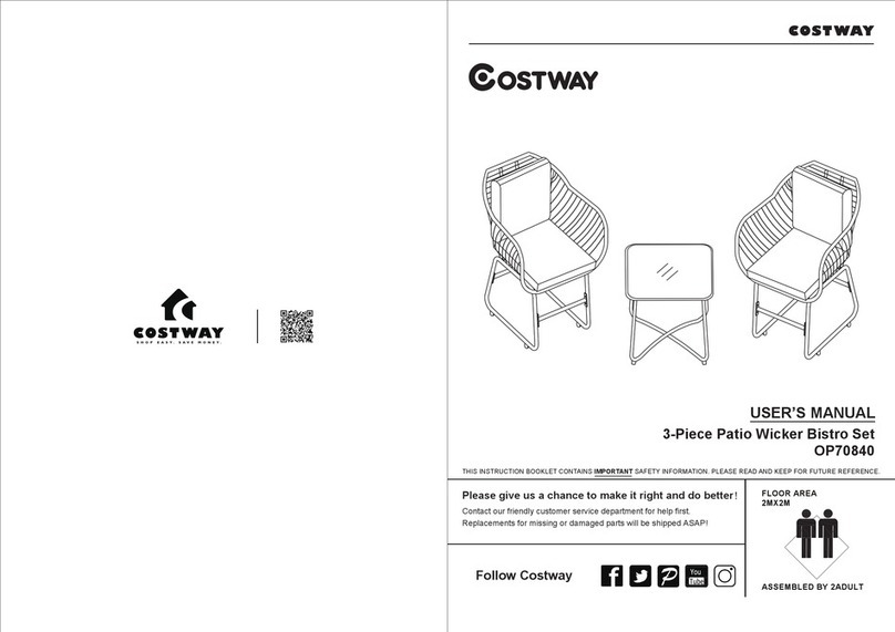 Costway OP70840 User manual