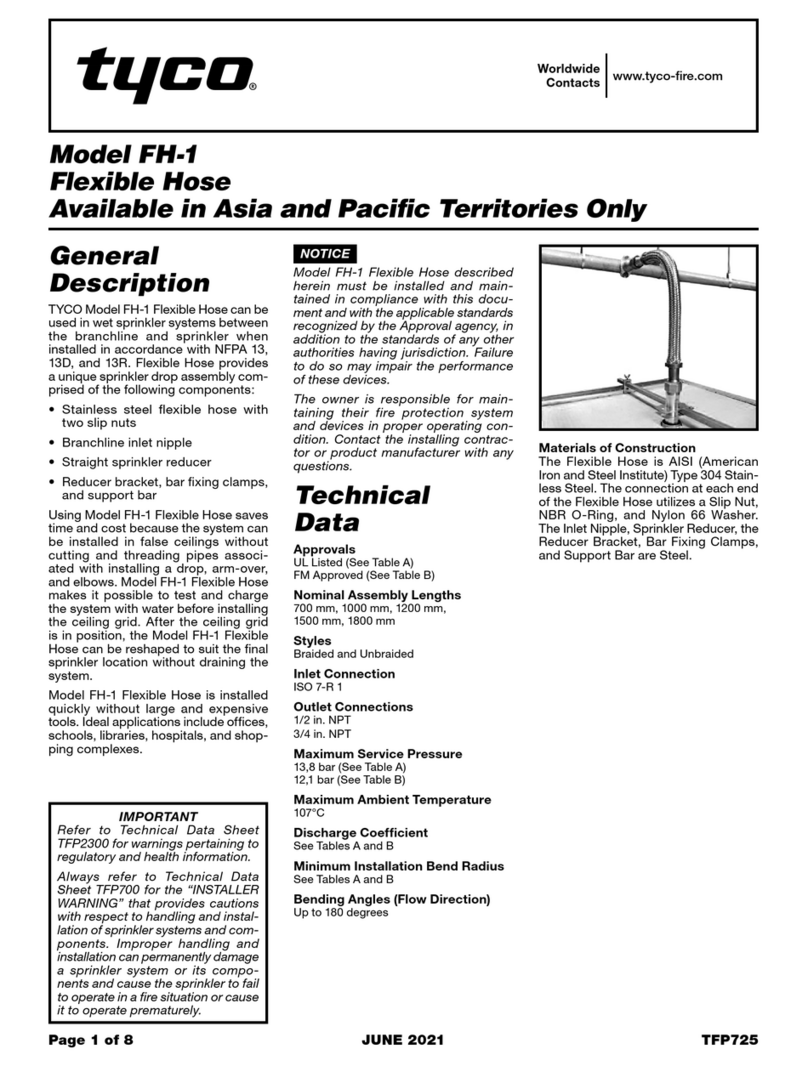 Tyco TYFH-T-1-0700 manual