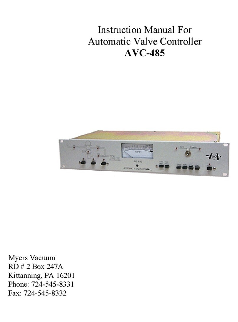 MYERS AVC-485 instruction manual