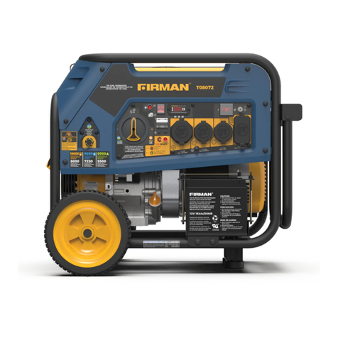 Firman T08072 Operator's manual